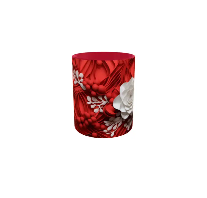Iarna decor, cana din ceramica, 330ml, model cgs1797v